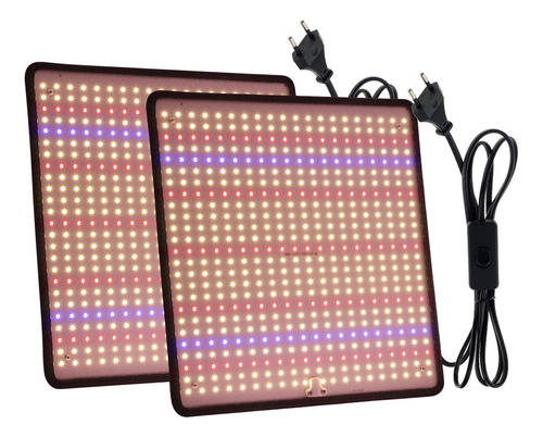 2 Painel Led Full Spectrum Phyto Para Indoor Grow Envio 24hr