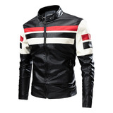 Chamarra Slim Fit Moderna Estilo Biker Chamarras Hombres