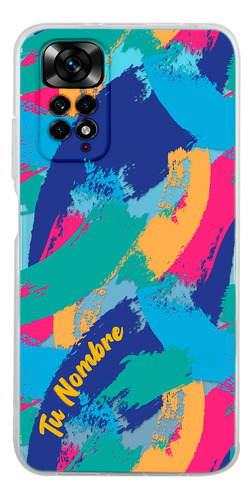 Funda Para Xiaomi Para Mujer Manchas Pintura Con Tu Nombre