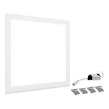 Plafon Embutir Painel Led 60x60 50w Quadrado Quente 3000k