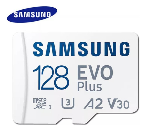 Samsung Evo Plus + 128 Gb V30 130 Mb/s Microsd
