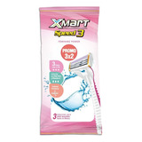 Máquina Para Afeitar Xmart  Speed 3 Fem Descartable Pack X 18