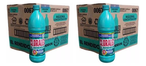 Blanqueador Líquido Cloralex El Rendidor 950ml 2 Cajas 12pzs