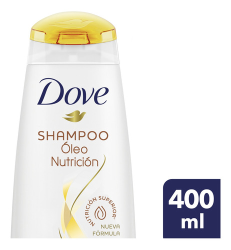 Dove Shampoo Óleo Nutrición 400ml