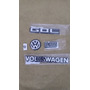 Kit De Emblemas Traseros Cromados Vw Gol G1 91/95  Volkswagen Gol