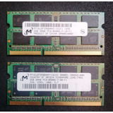 2 Memorias Micron 2gb  X2 Ddr3-1066mhz Mt16jsf25664hz-1g1f1