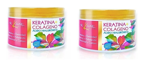 Pack 2 Tratamiento Keratina + Colageno  Antifrizz Nekane