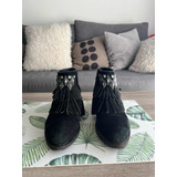 Botas Sarkany Gamuza Negra Usadas