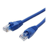 Cabo Ethernet Internet 20m Utp Montado 20 Metros Azul Rj45