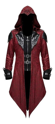 Chaqueta Con Capucha Estilo Gótico Assassin Creed Steampunk