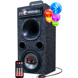 Caixa Residencial Bob Vertical Voz Ativa Bluetooth Usb Radio