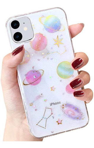 Funda Para iPhone 11, Transparente/diseno/delgada/brillante