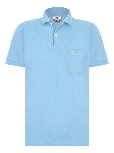 Camisa Polo Com Bolso Manga Curta Masculina Kalanui Piquet 