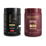 Kit Máscara Força Com Pimenta+ Shitake Plus 1kg Bio Extratus