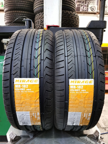 Paquete De 2 Llantas 225/45 R17 Mirage Mr-182 94w