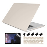 Funda Protectora Rigida Dongke Beige Para Macbook Pro 16 