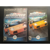 Need For Speed Hot Pursuit 2 Ps2 Solo Caja Manual Sin Disco