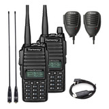 Radioaficionado Walkie Talkie Uv-82 Pro De Doble Banda De Do