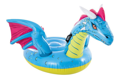 Flotador Inflable Montable Intex Dragón 201 X 191 Cm