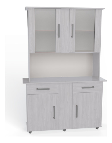 Modular Comoda Vajillero Orlandi 1,20  4 Puertas 2 Cajones