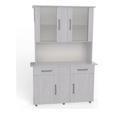 Modular Comoda Vajillero Orlandi 1,20  4 Puertas 2 Cajones