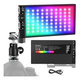 Neewer Luz De Video Led Rgb, Luz De Cámara A Todo Color Rg.