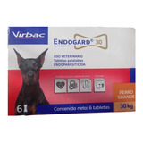 Endogard 30 Antiparasitario Perros  X6 Tabletas Y A