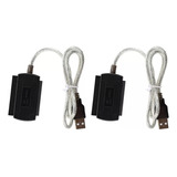 2x Novo Cabo Adaptador Usb 2.0 Para Ide S-ata/2.5/3.5 (