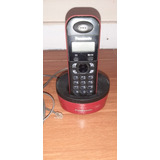 Teléfono Inalambrico Panasonic Rojo Y Negro Kx-tg1311sp