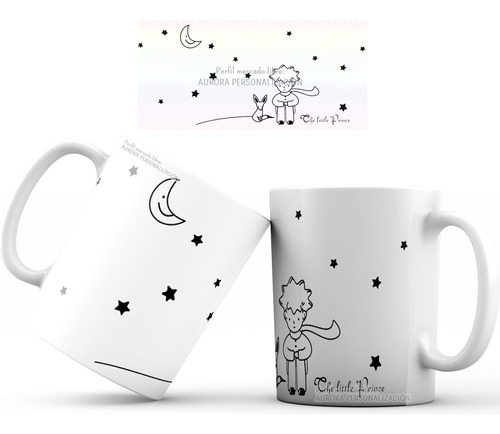 Mug/taza/pocillo El Principito Cuento Literatura Regalo 002