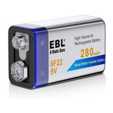 Bateria Ebl 9v Recargables 280mah Original 