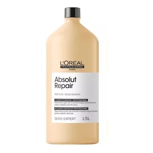 Condicionador Loreal Absolut Repair Gold Quinoa Protein 1,5l