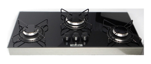 Cooktop Win 3 Bocas De Sobrepor Acend. Manual Preto