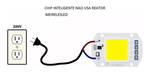 Placa De Led Holoforte Inteligente 50w  220v  So Ligar O Fio