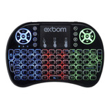 Mini Teclado Controle S/ Fio Touch Led Pc/note/gamer/tvsmart