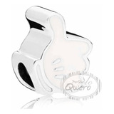 Charm 100% Plata 925 Dije Guante Mickey Disney Para Pandora