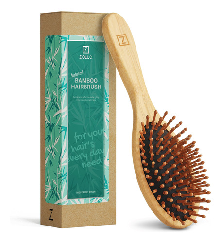 Cepillo De Cerdas De Bambu Para Mujeres, Hombres Y Ninos; Ce