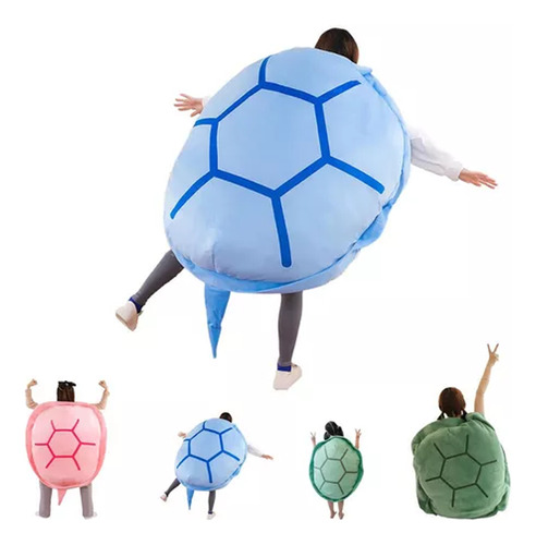 Almoadas Caparazon Tortuga Cojines Peluche Muñeco 80cm Niños