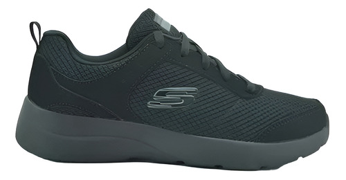 Tenis Skechers Dama 149543 Negro Comodo Ligero Deporte Gym