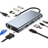 Tipo C Adaptador Usb C A Hdmi Vga, Ethernet Para Macbook Air