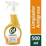 Limpiador Líquido Cif Antigrasa Biodegradable 500 Ml Gatillo