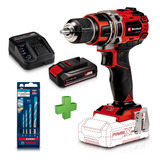 Taladro Percutor Brushless Einhell + Bateria + Kit Bosch