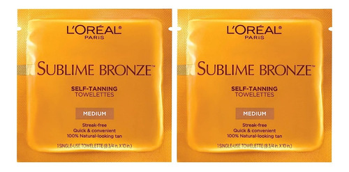 L'oreal Paris Sublime Bronze Autobronceador Toallitas 12 Pza