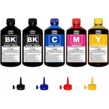 Tinta Compatível Refil 664 Para Epson L395 L396 Kit 5 Litros