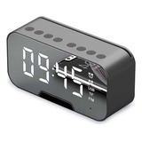 Reloj Espejo, Altavoz Bluetooth, Enchufe De Radio Fm Inalámb