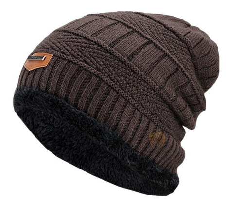 Touca De Frio Masculina Gorro Inverno Forrada Pelúcia Toca 