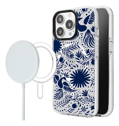 Funda Para iPhone Magsafe Nombre Diseño Mexicano Talavera