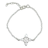 Pulsera Nudo De Bruja Protección Plata Fina 925 Mas Caja 