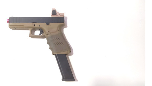 Pistola De Airsoft We Glock G17 Gen5 Gbb + Mag. Estendido...