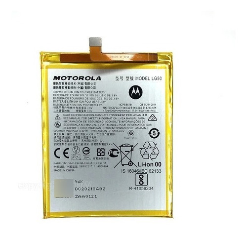 Bateria Pila Lg50 Motorola Moto One Fusion Plus Xt2067 